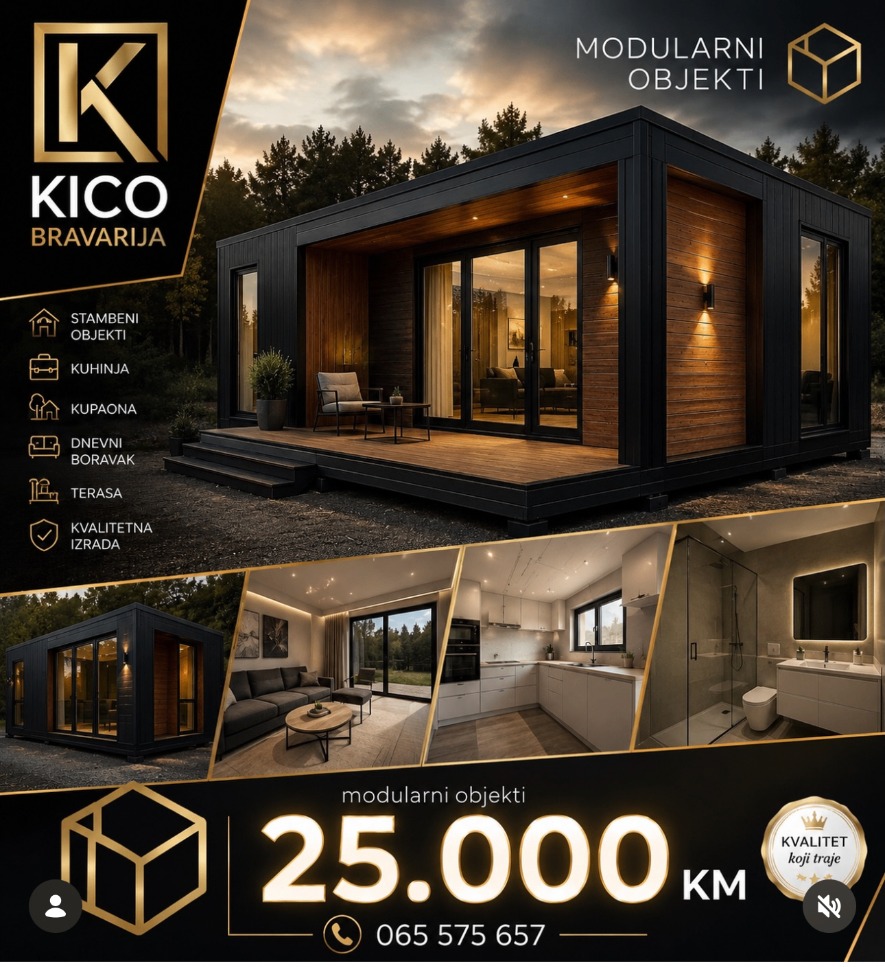 Modularni objekti 18–20 m²